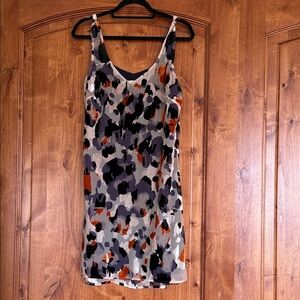 CAbi Multicolor Abstract Print Dress